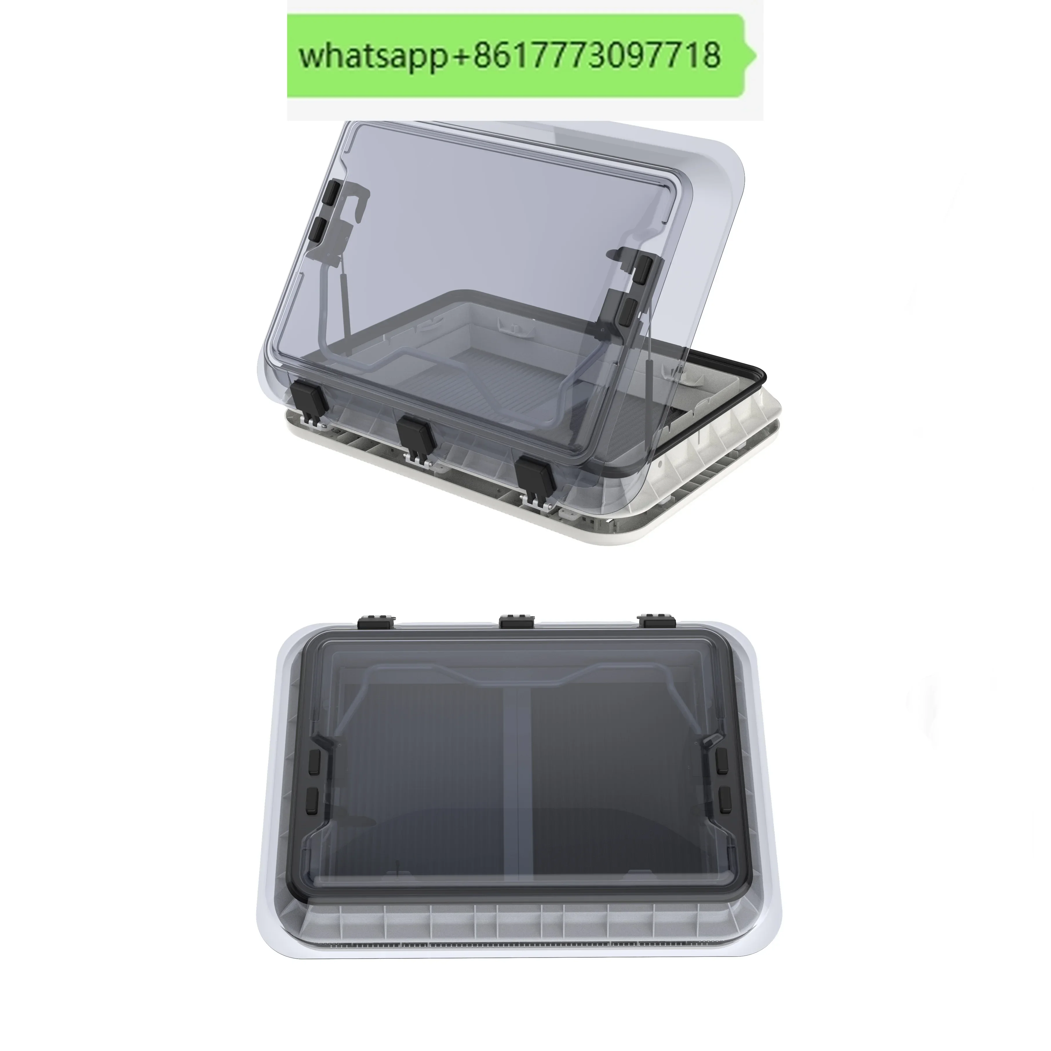Royal Craft PMMA Grass Uv-resistant Caravan Roof Vent Skylight Rv Roof Vent