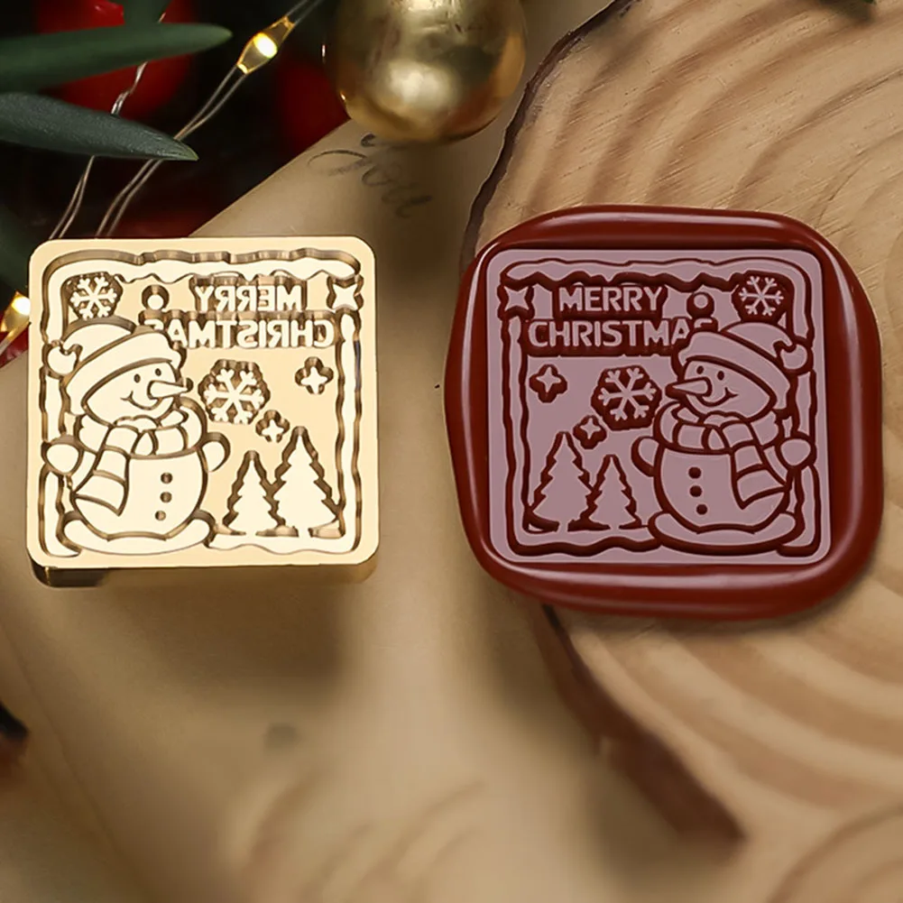 Vintage Touch to Christmas Projects  Long lasting Impressions  Spread Joy with Creativity Christmas Tree Wax Seal Stamps