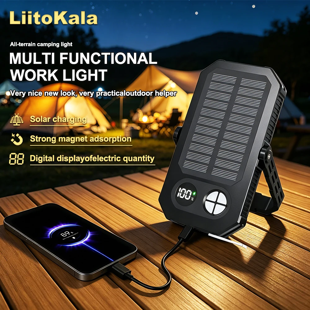 Liitokala XY-008 Solar Charging Camping Light Super Bright Outdoor Field Multifunctional Long Life Battery Powered