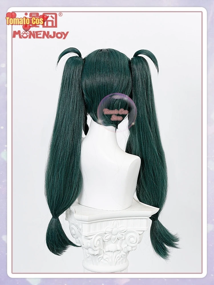 Zenless Zone-Zero Qing Yi Wig Cosplay Fêmea, Jogo de Anime, QingYi, Loli, rabo de cavalo duplo, fantasias de Halloween, pré-venda