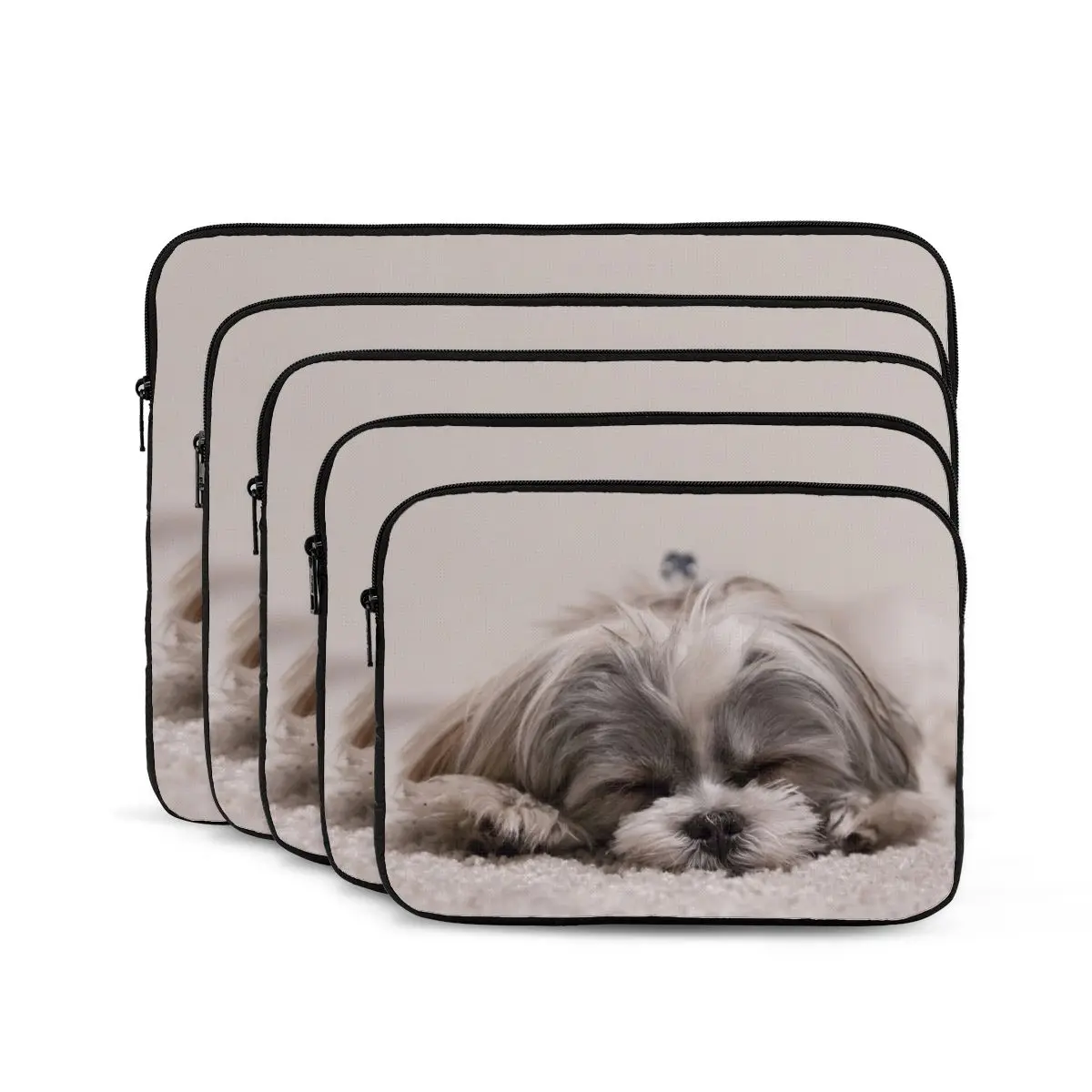 

Shih Tzu Sleeping Notebook Laptop Bag Case Pouch 10 12 13 15 17 Inch Notebook Sleeve Cover Bag Tablet Shockproof Case Bag