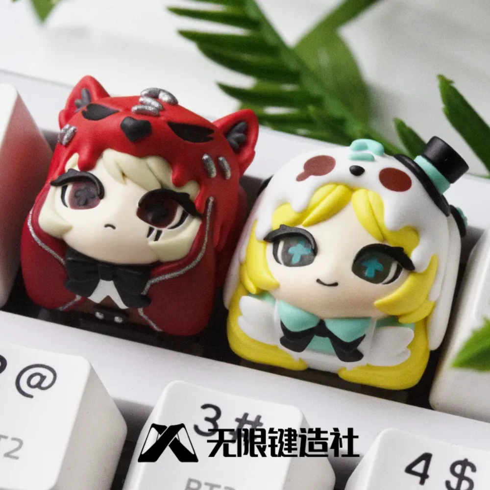 Infinite Key Studio Fairy Tale Series Single Backlit Mechanical Keyboard Keycap for MX Switch ESC Artisan Resin 2D Layered Resin