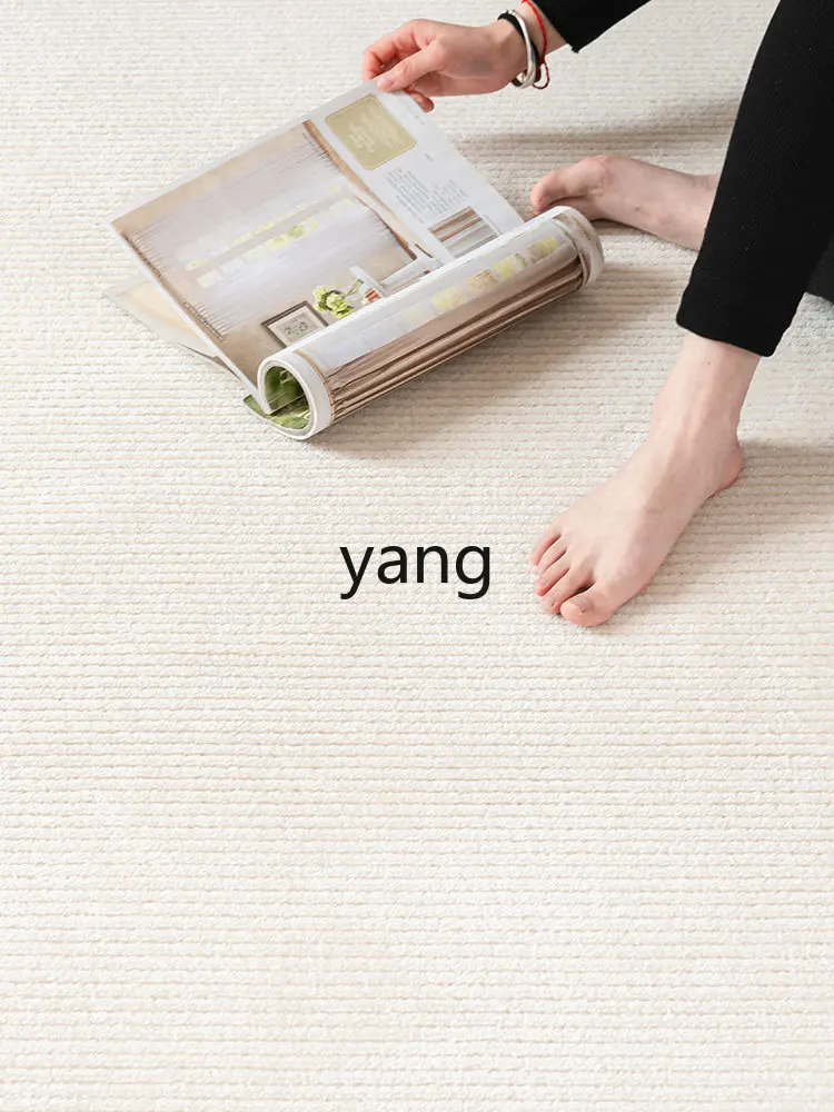 LXL Living Room Carpet Plain Silent Style Bedroom Sofa Bedside Blanket Thickened Floor Mat