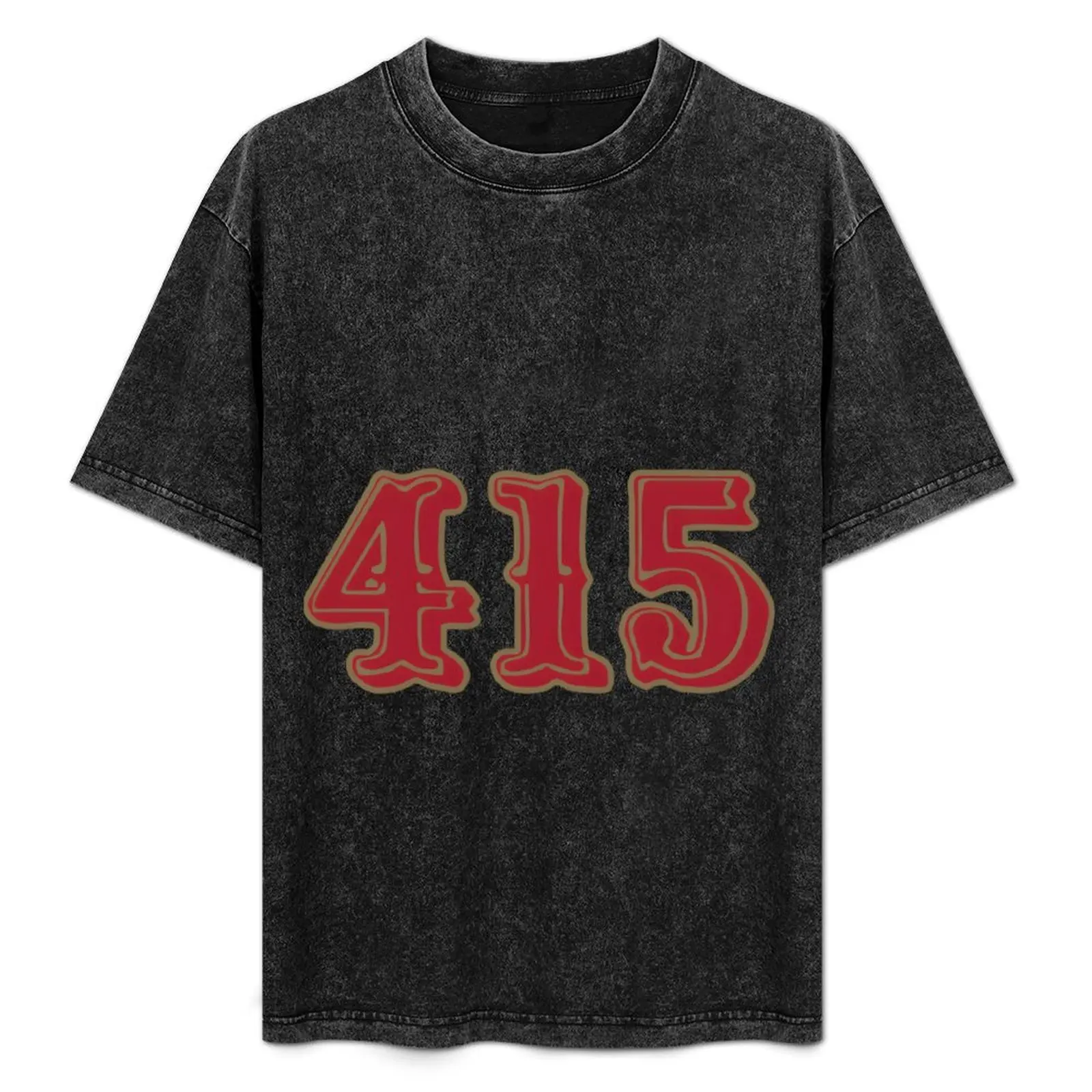 

San Francisco LYFE The 415!!! Classic T-Shirt Big Size Crew Neck T-Shirt
