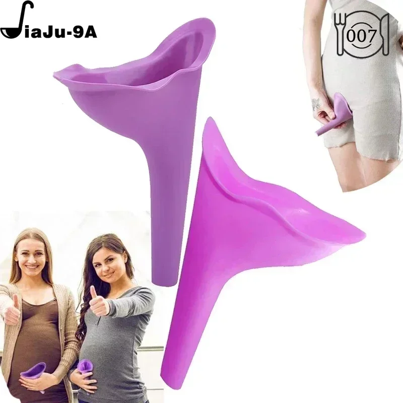 Field Emergency New Design Women Urinal Outdoor Travel Camping Portable Female Urinal Soft Silicone Urination Device Stand Up