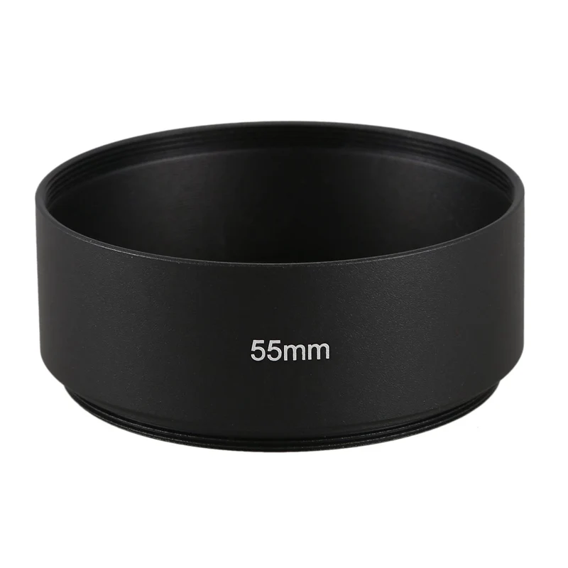 【ใหม่】เครื่องดูดควันเลนส์โลหะมาตรฐานขนาด 55 มม. สําหรับ Canon Nikon Pentax Sony Olympus