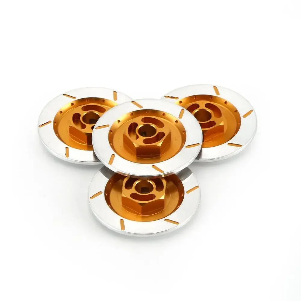 NEEBRC Aluminum Alloy Brake Disc Wheel Rim Box Metal Hex Adapter 12mm for 1/10 RC Car MN G500 HSP 94123 94122 Tamiya Tt01 TT02