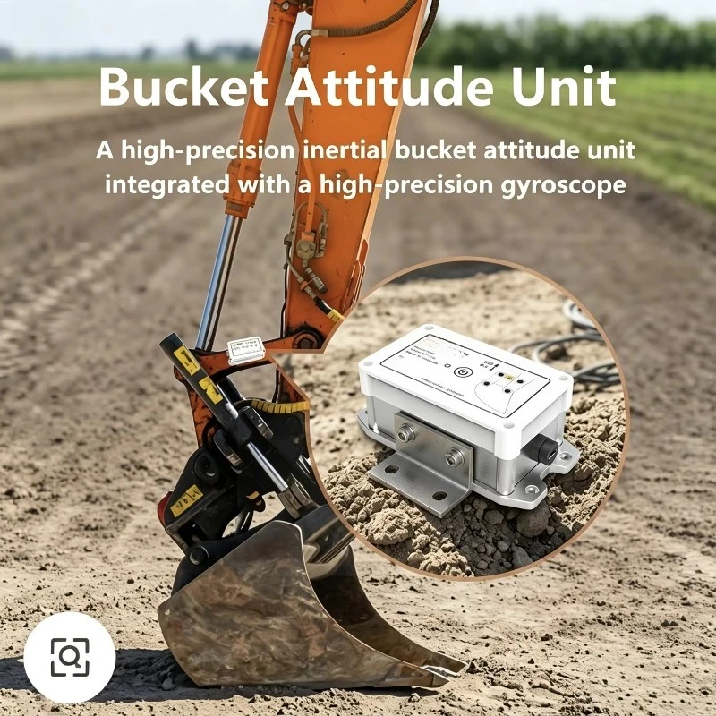 H5Pro Excavator Bucket Positioning System Leveling for Land Grading Trenching Slope Smart Construction Machinery Tiltrotator