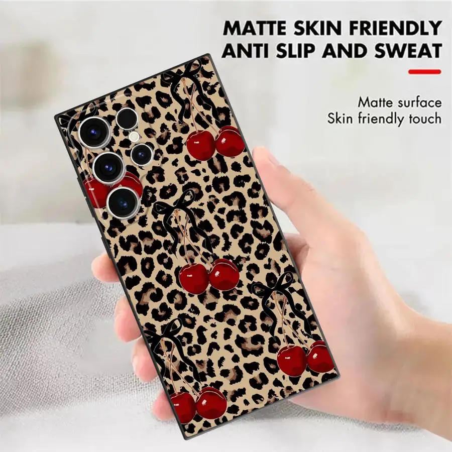 Leopard Cherry Funda Phone Cov - đánh giá và giá Phone Cases Cherry