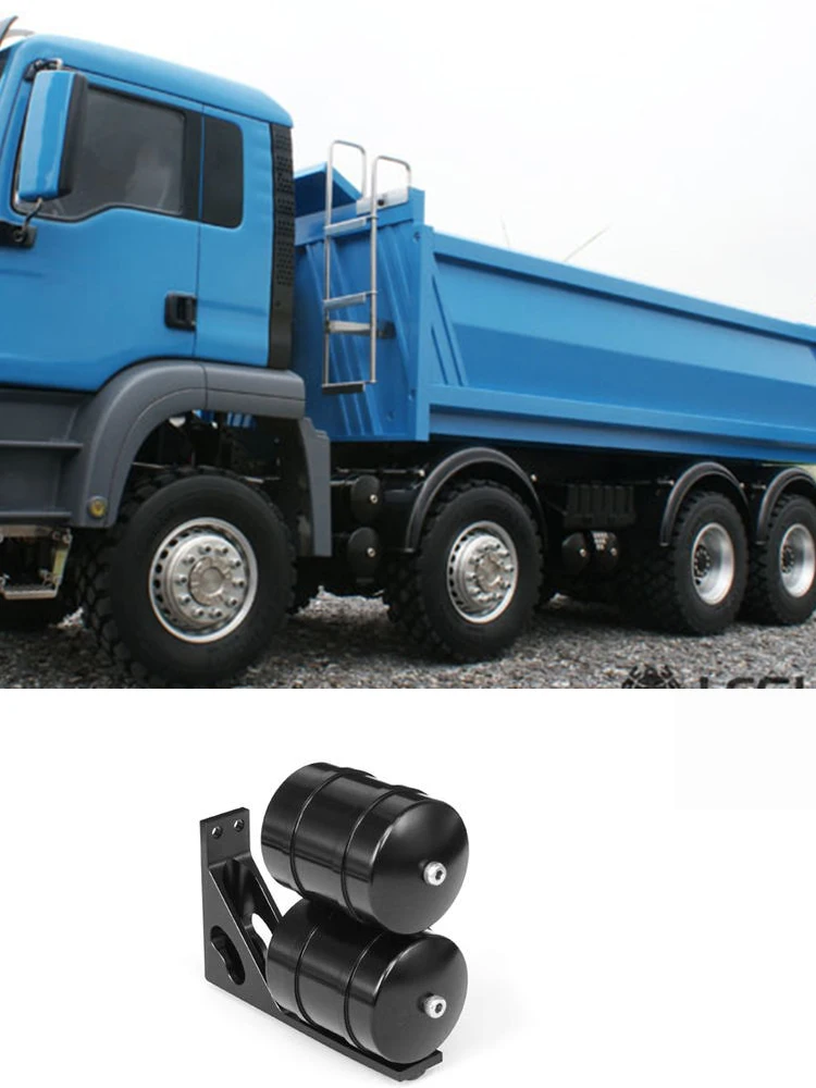 LESU Metall CNC Luftfiltertank Ersatzteile für Spielzeug Tamiya 1/14 RC Traktor LKW Anhänger Modell Hydraulischer Dumper Man Th02269 – Detail 6