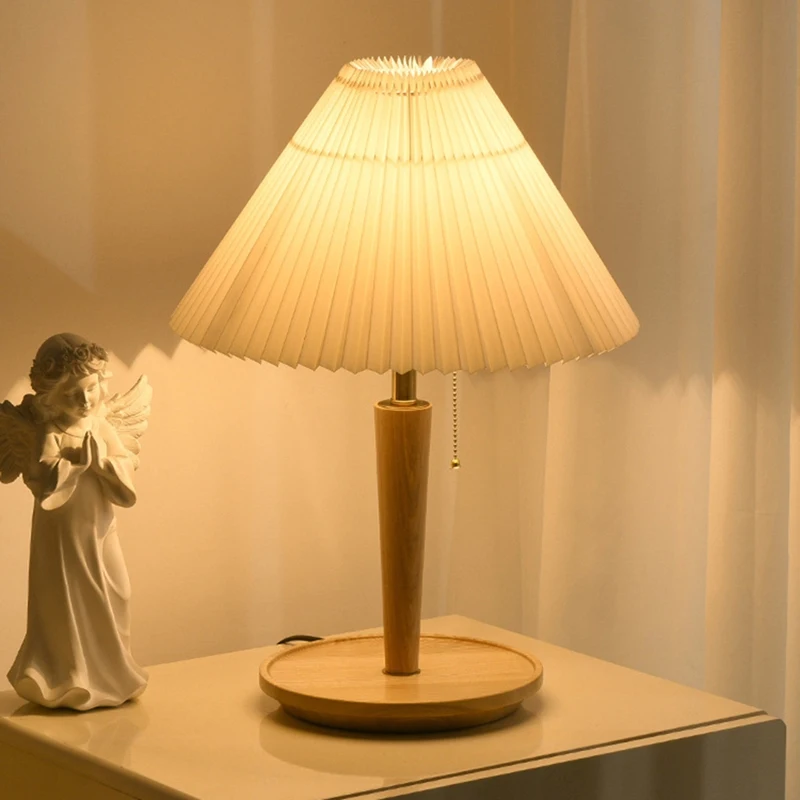 Pleated Table Lamp Small Table Lamps For Bedside Table Lamps For Living Room Home Cute Lamp