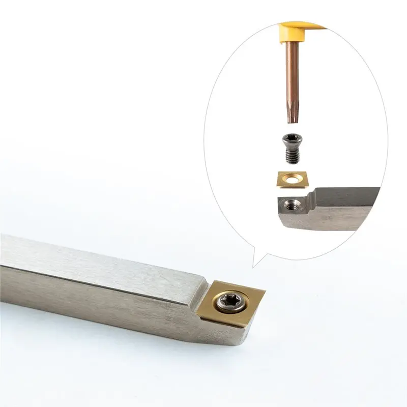 2026 NEW Titanium Coated Carbide Cutter Inserts for Wood Turning Tools, Square 11 X 11mm, 10pcs