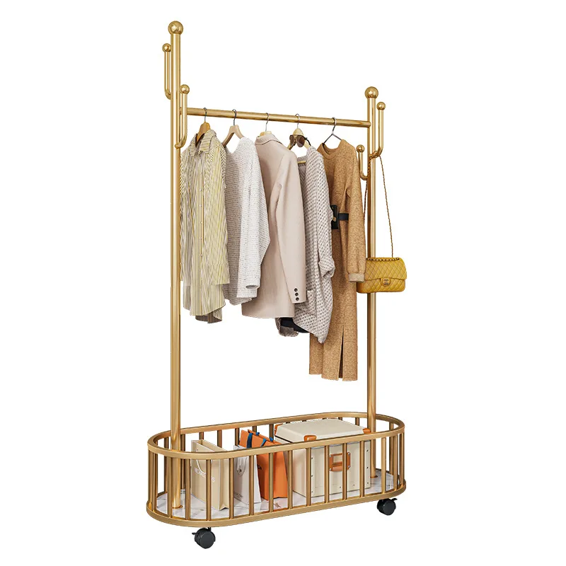 

Hanger home floor hanger bedroom corner coat rack light luxury drying rack Internet celebrity removable rack