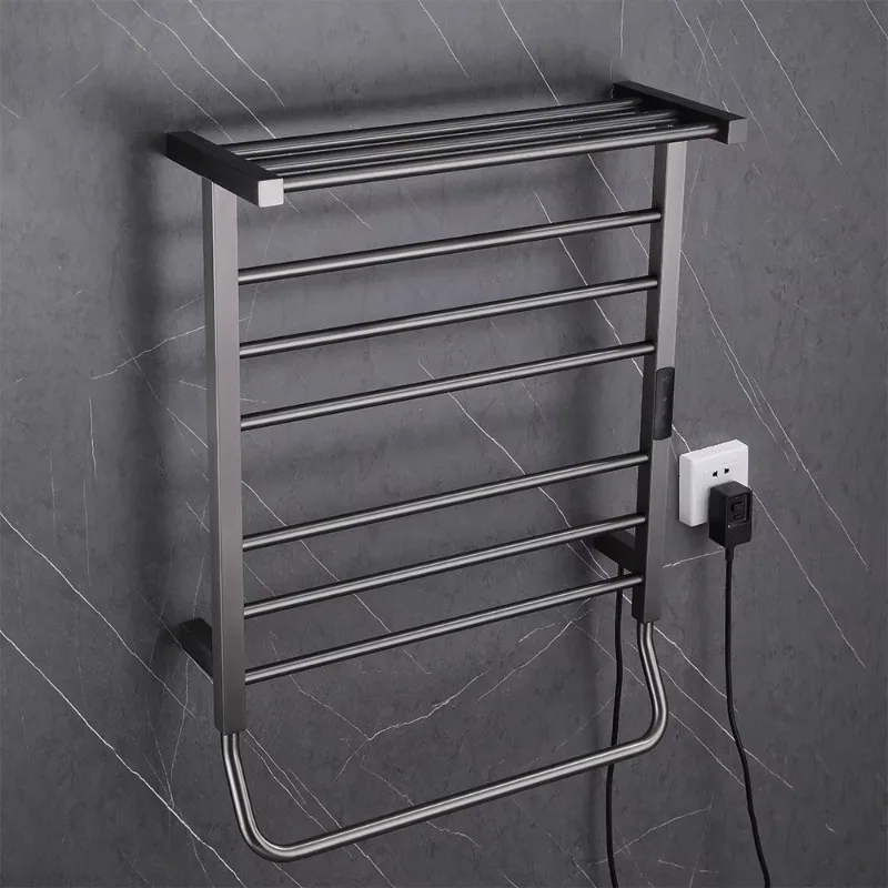 Индивидуальная электрическая домашняя вешалка для полотенец от производителя, вешалка для полотенец с подогревом, вертикальная для ванных комнат