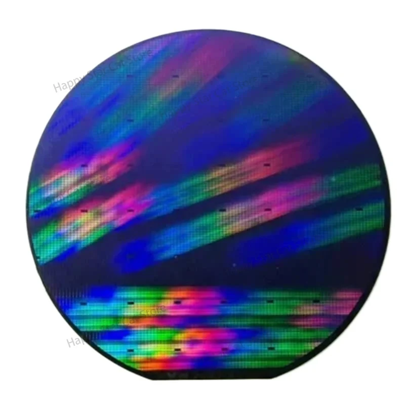 Semiconductor Silicon Wafer 12 inch CPU Wafer Silicon Science Technology Pendulum Piece Birthday Gift Photoetching Circuit Chip