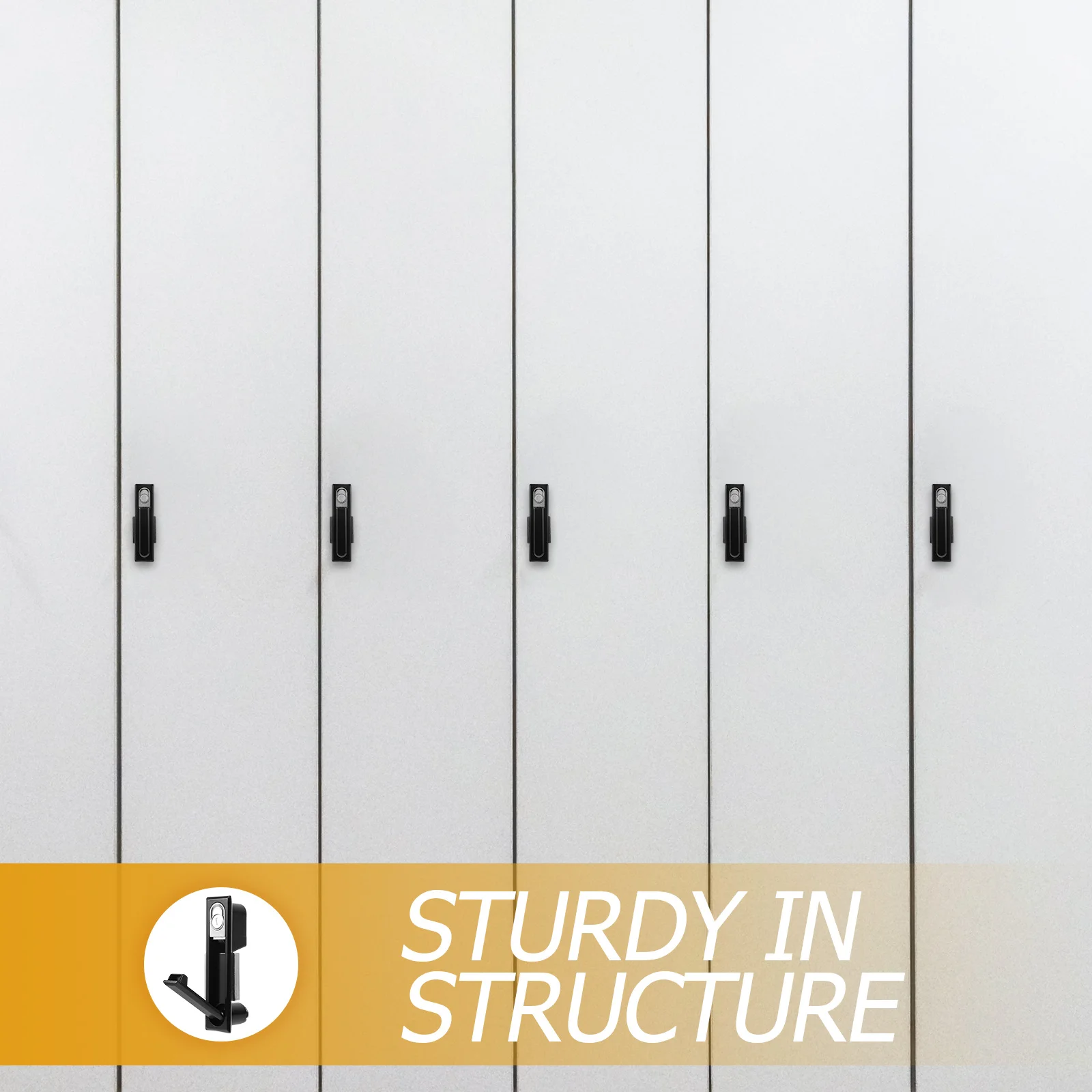 

1Pcs Durable Cabinet Lock Lightweight Practical Multipurpose Lock for Doors Cabinets Showcases Counters Furniture Latch