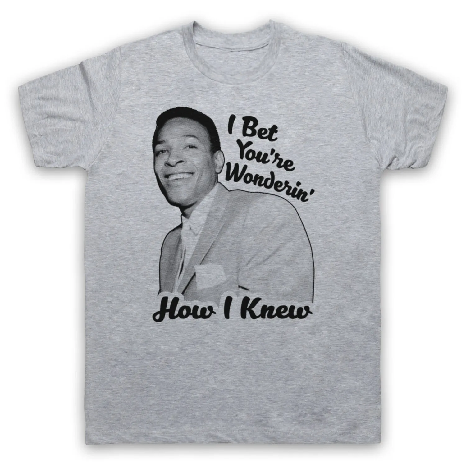 МУЖСКАЯ и женская футболка MARVIN HEARD IT THROUGH THE GRAPEVINE GAYE SOUL LEGEND