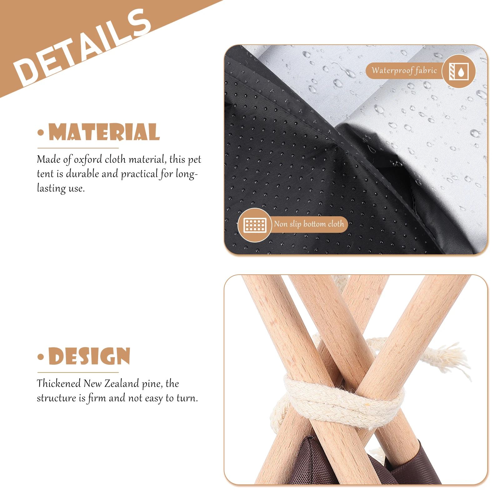 مقاوم للماء خيمة للحيوانات الأليفة منزل أكسفورد القماش الكلب تيبي سرير للقطط الحيوانات الصغيرة خيام داخلية لعبة قابلة للطي