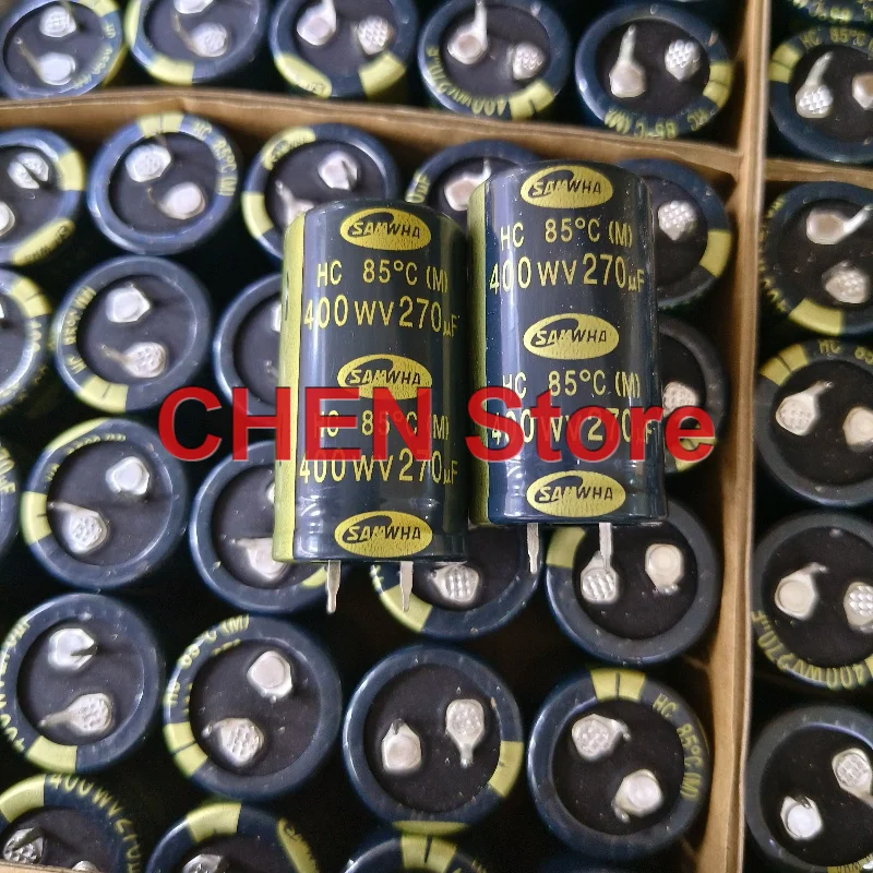 10PCS/lot original SAMWHA HC 400V270UF 25X45MM 85C 270UF 400V electrolytic capacitor free shipping