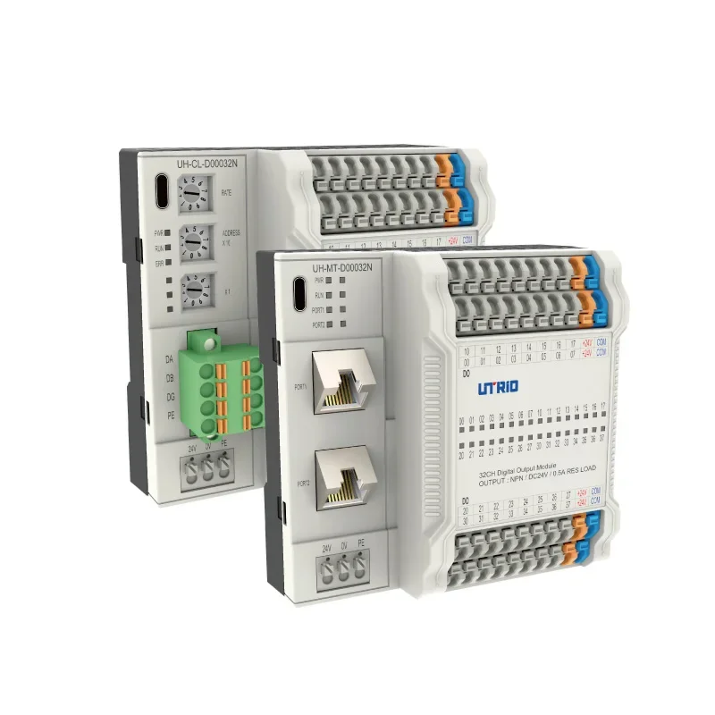 wholesale Price 16/32 Digital input and output Remote IO module Profinet/EtherCAT/Modbus TCP/CC-LINK Plc Programming Controller