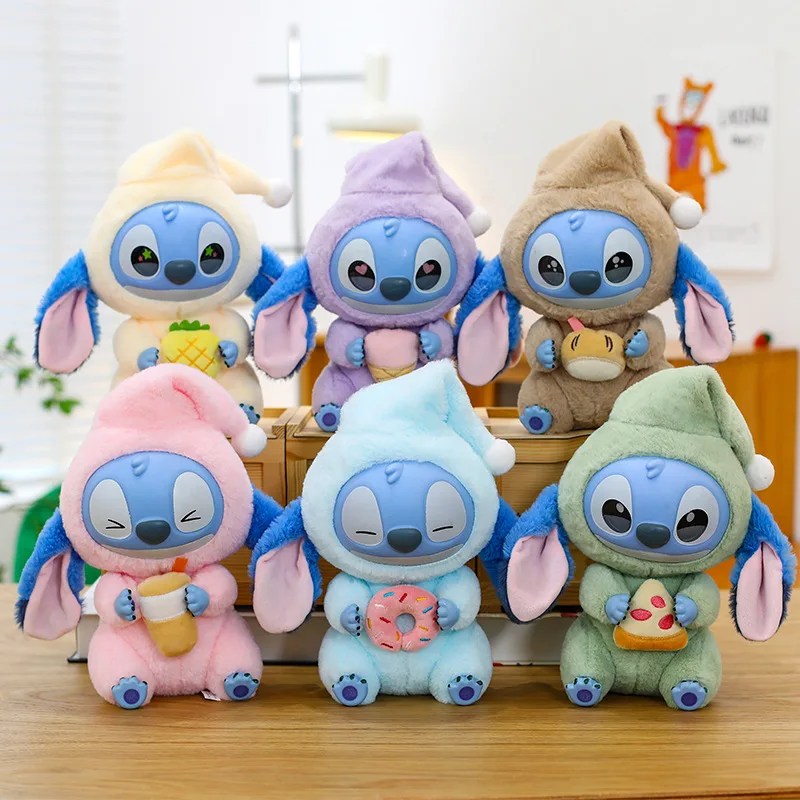 

25cm Lilo And Stitch Plush Toy Cartoon Anime Stuffed Kawaii Stich Key Chain Pendant Doll Plushie Kids Birthday Xmas Gifts Disne