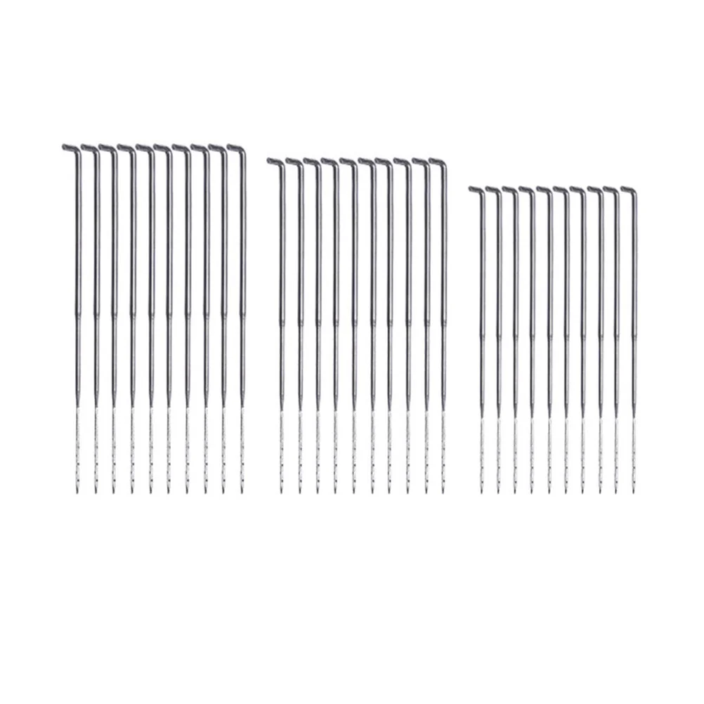 

30Pcs Wool Felt Needle Smooth Metal Punch Tool DIY Embroidery Kit for Sewing Cross Stitch Quilting Decorative Handmade Crafting