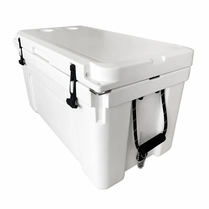 Food Grade PE 40L Insulated Cooler Box Portable Vaccine Blood Transport Container Cold Chain Storage for Fishing Delivery