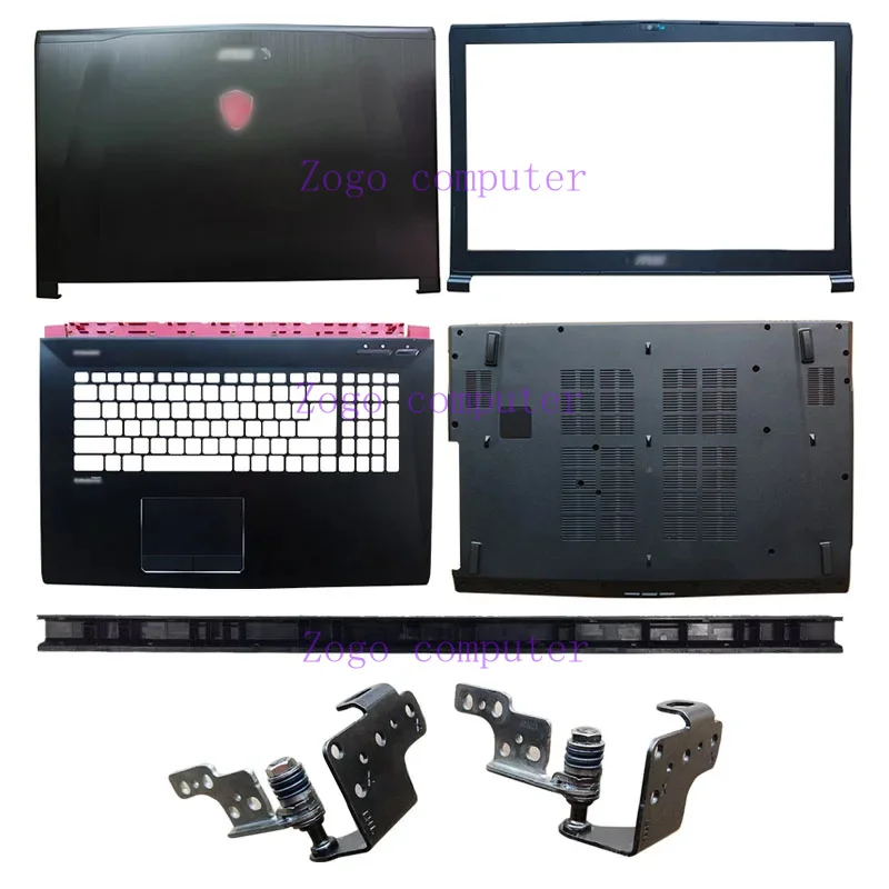 

New Black For MSI GE72 GE72VR MS-1791 2QD LCD Back Cover/Front Bezel/Hinges/Palmrest/Bottom Case Top Cover E2P-7910116-Y31