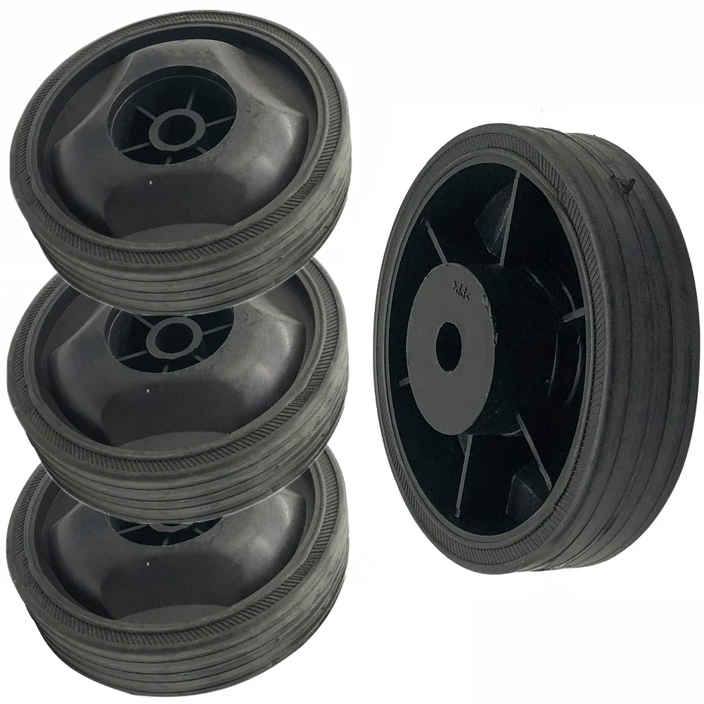 Air Compressor Caster Wheel 116x28x13mm Plastic Wheel Set 2PCS or 4PCS for Heavy Use and Long Term Performance