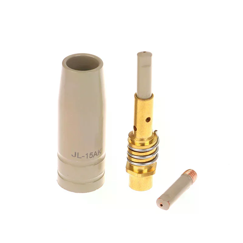 /TPz/3Pcs/Set 0.8/1.0/1.2mm MIG Torch Gas Nozzle Tip Holder Of 15AK MIG MAG Welding Torch New Coating Protection Nozzle