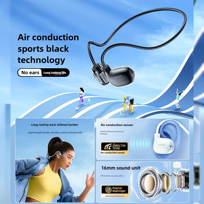 

remax cost-effective new neck earphones, air conduction bluetooth earphones, sports wireless earphones