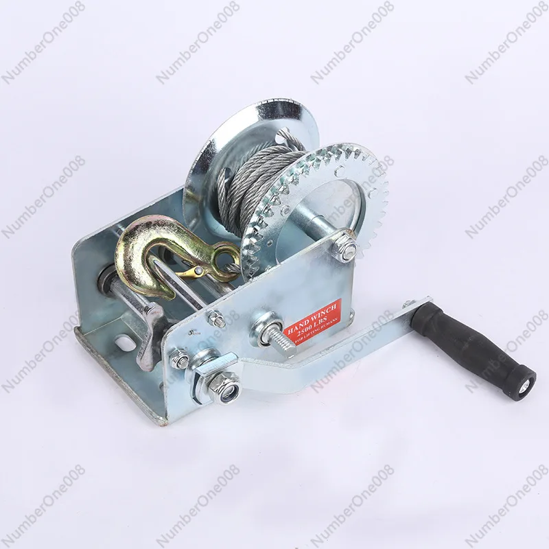 Wire Rope Industrial Winch Trailer Mini Manual Winch