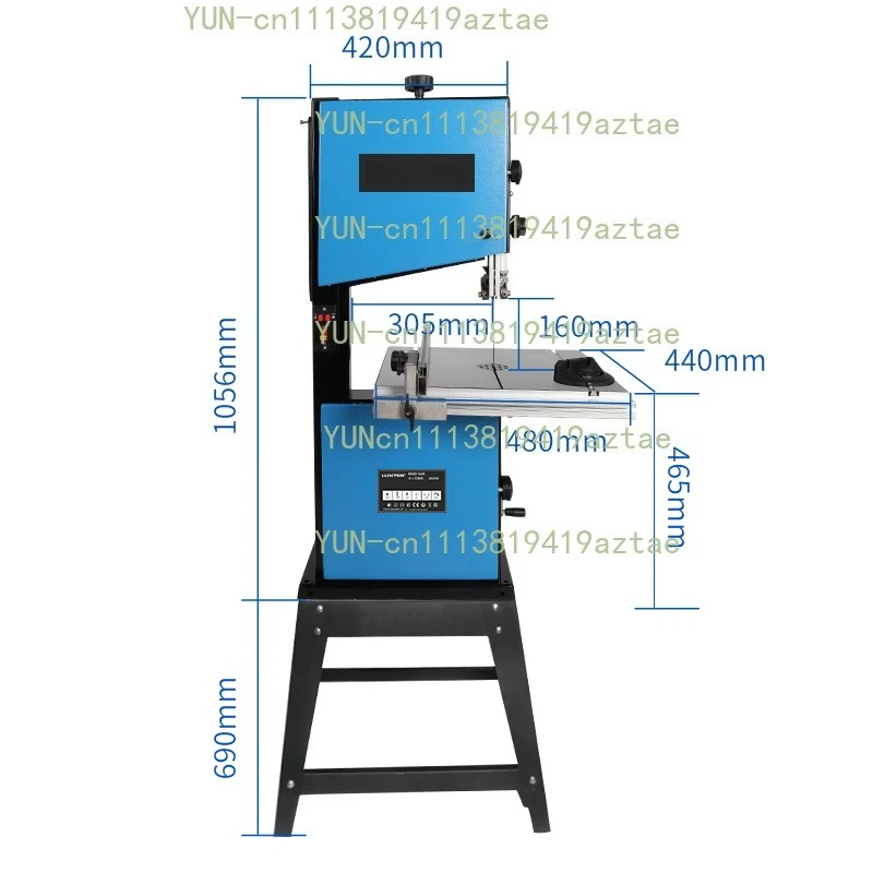 12 Inch Vertical Wood Band Saw, Factory Direct Supply Benchtop Table Saw for Wood Cutting Processing