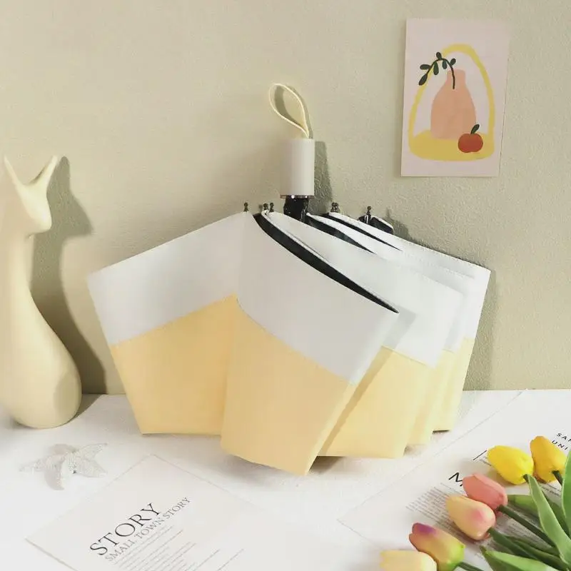 

Auatic Umbrella Hepburn Sle Sunade Waterproof Foldable Dual Purpose Rain And Sun Protection Home Daily Use Umbrella