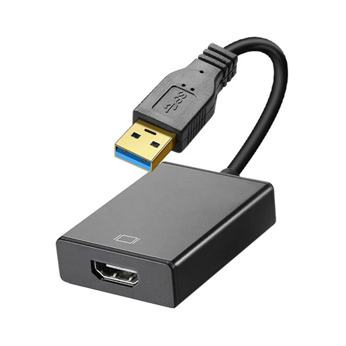 USB to HDMI-Compatible Adapter, USB 3.0/2.0 to HDMI-Compatible Adapter 1080P HD Multi-Display Video Audio Graphics