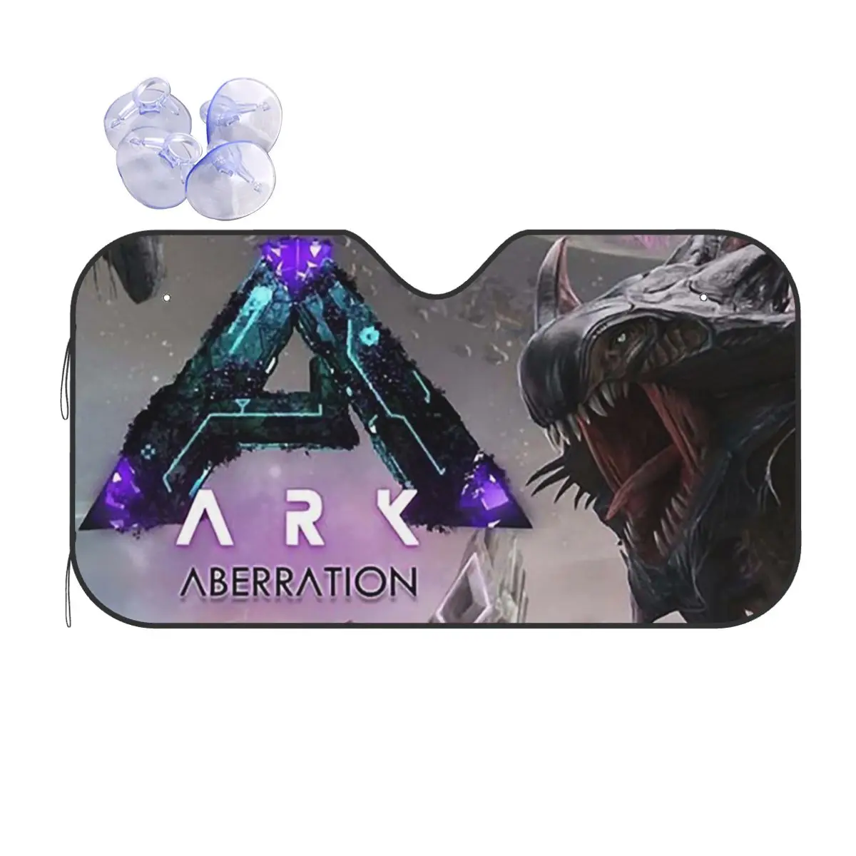 

Women Men Ark Survival Evolved Aberration Poster Sunshade Windscreen Car Front Windshield Window Sun Visor Accessories Covers