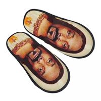 Personalized Snoop Dogg Goes Jesus Guest Slippers for Bedroom Women Custom Print House Slipper
