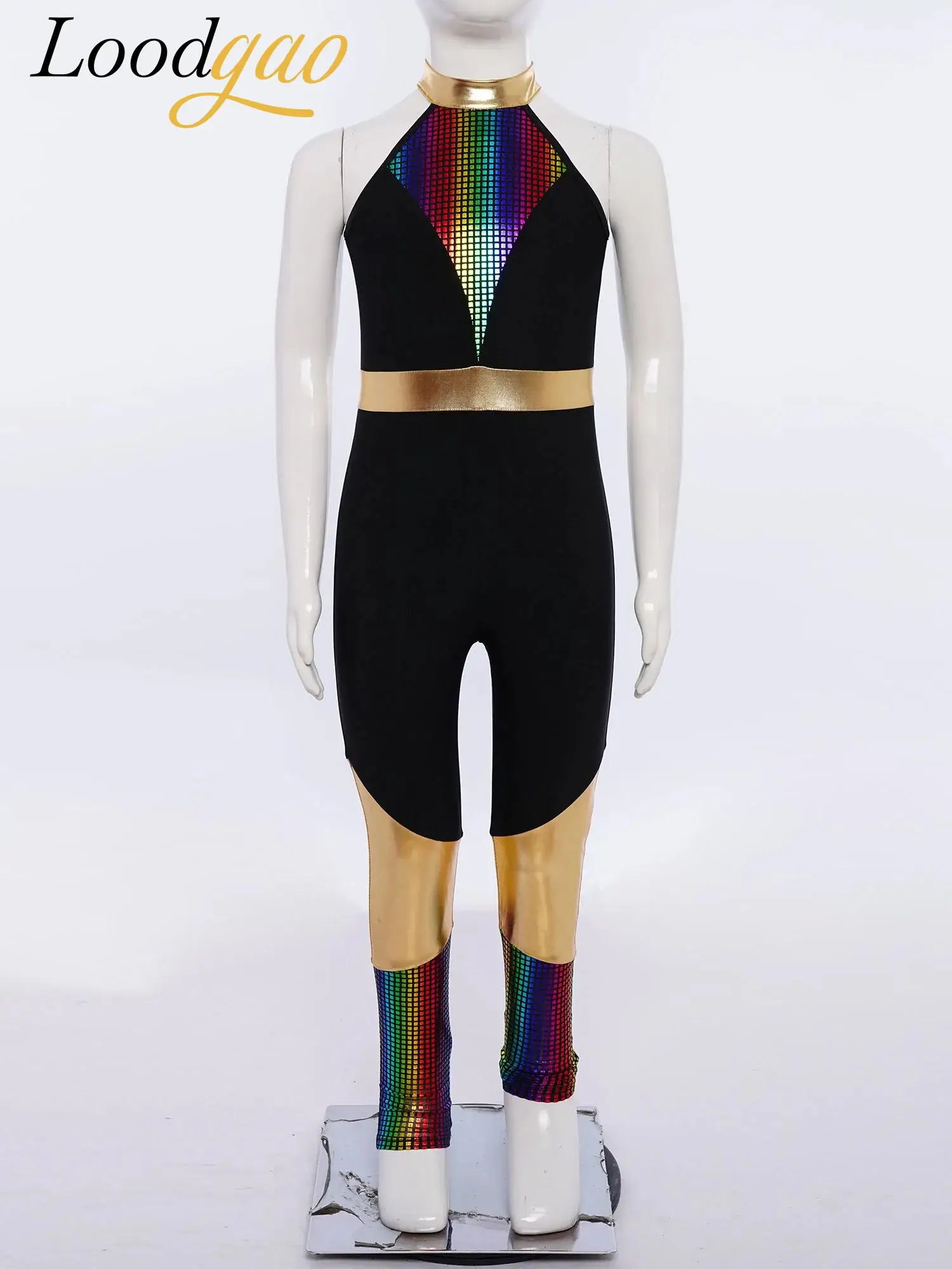 

Acrobatics Leotard Kids Rhythmic Gymnastics Jumpsuit for Girls Rompers Bodysuit Teens Ballet Outfit Figure Ice Skating Costume