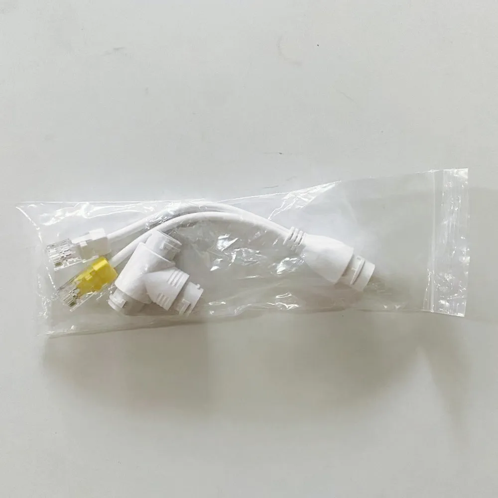 كاميرا IP POE Splitter 2 IN 1 كابل POE موصل RJ45 ثلاثي الاتجاه لنظام كاميرا IP الأمنية #4