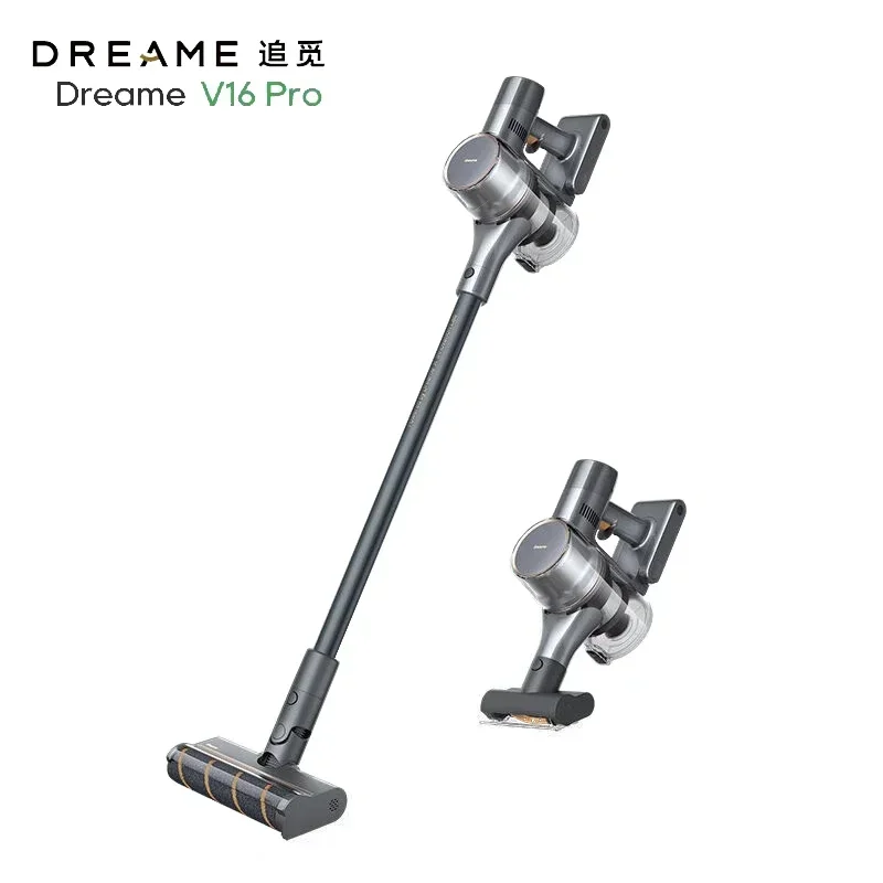 

Dreame Wireless Dust Cleaner V16 Pro 215AW Powerful Suction Handheld Vacuum Cleaner with Green Light Cordless Electric Sweeper