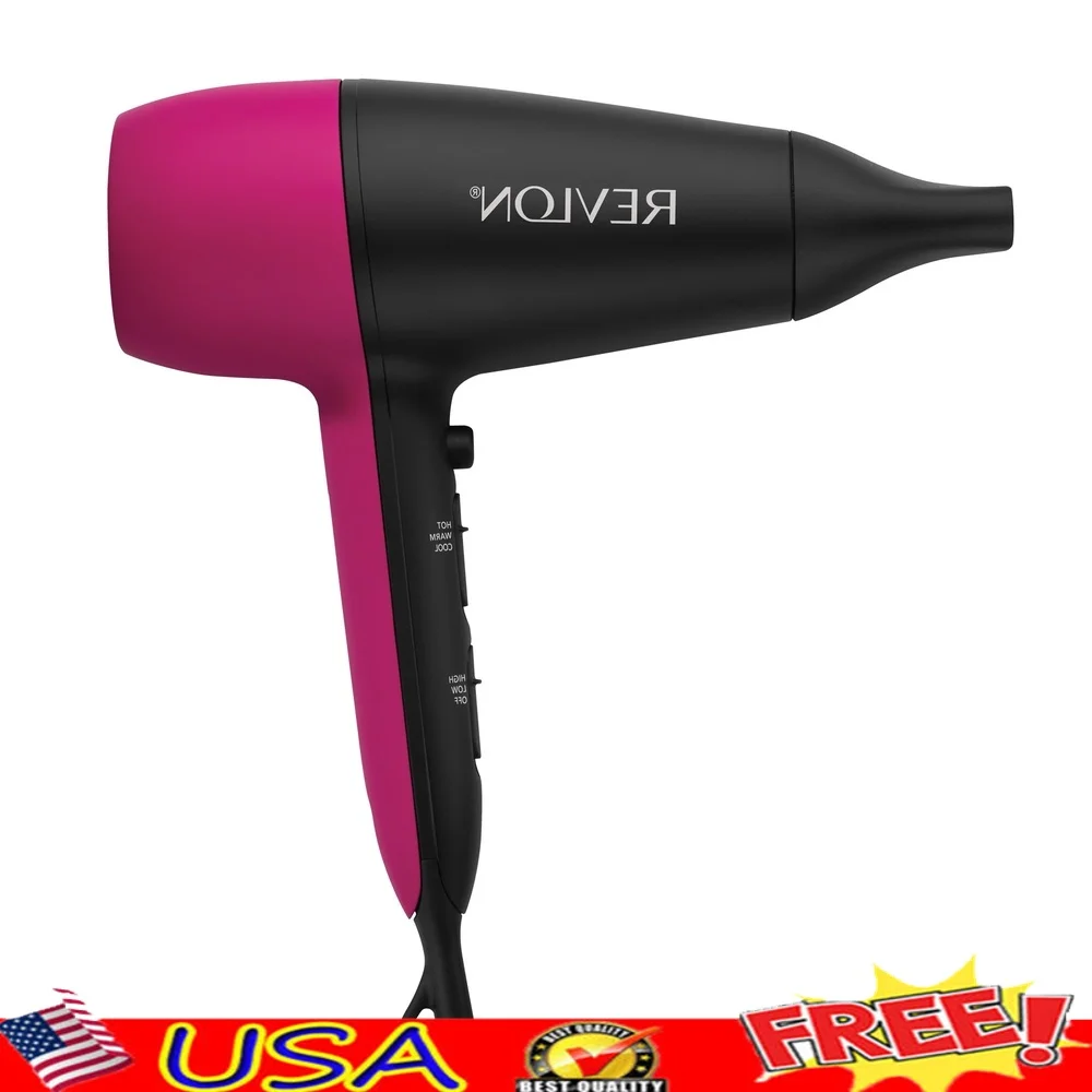 

Легкий фен мощностью 1875 Вт с турмалиновой ионной технологией, керамическое покрытие, 3 настройки нагрева, насадка-концентратор Cool Shot