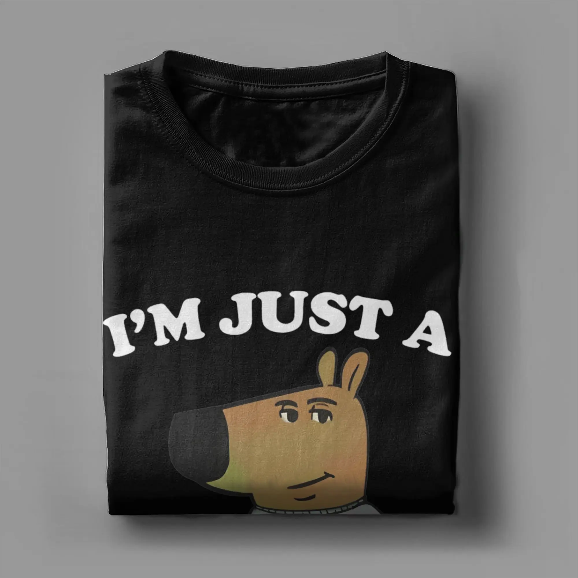 I'm Just A Chill Guy   Meme T-Shirt Unisex Cotton Tops Kawaii  Round Neck Short Sleeve