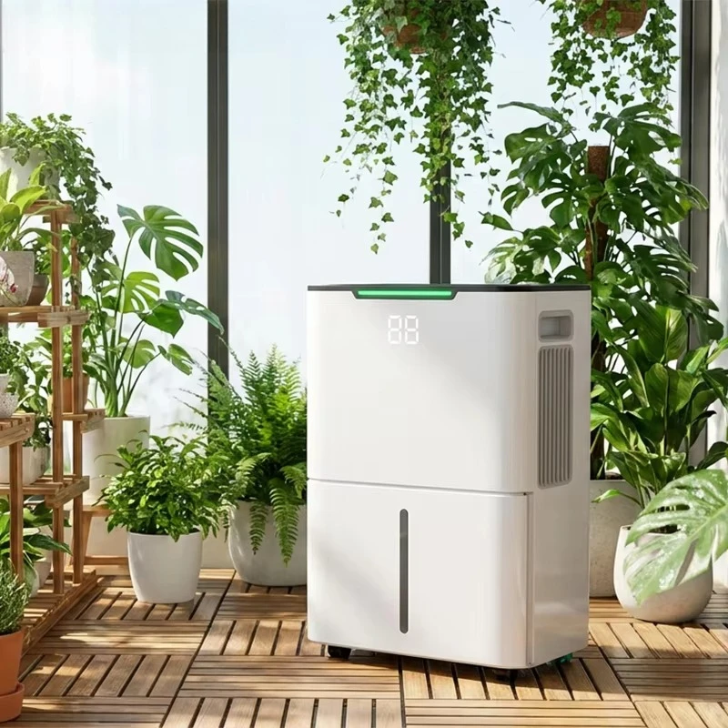 12L Portable Dehumidifier For Greenhouse Plant Grow Room Humidity Control Air Dehumidifier Supplier
