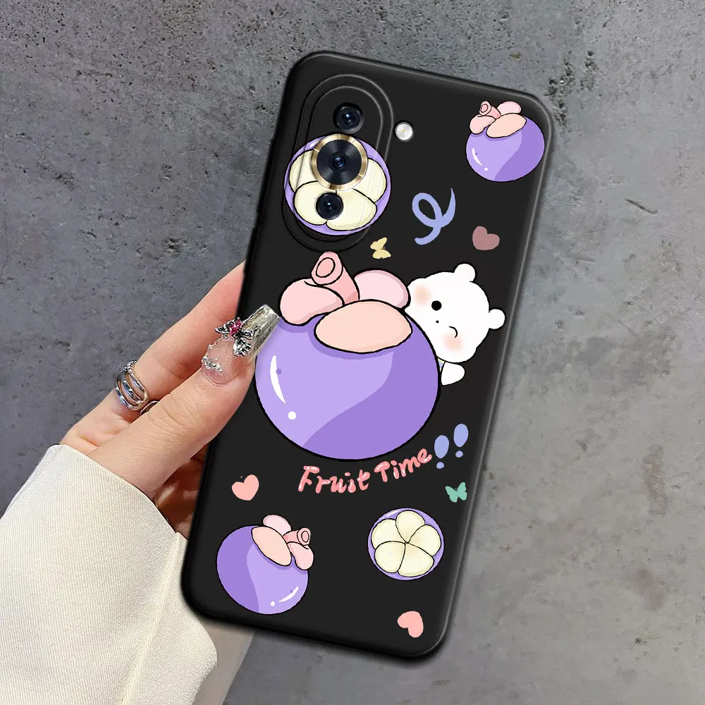 For Huawei Nova 10 / 10SE / 10 Pro Case Cartoon Soft Silicone TPU Ice Cream Phone Case For Huawei Nova 10Pro Back Cover Matte