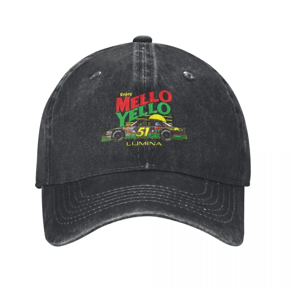 #51 Mello Yello Cole Trickle Days of Thunder Illustration Baseball Cap fashionable Rave fishing hat Kids Hat Mens Tennis Women's