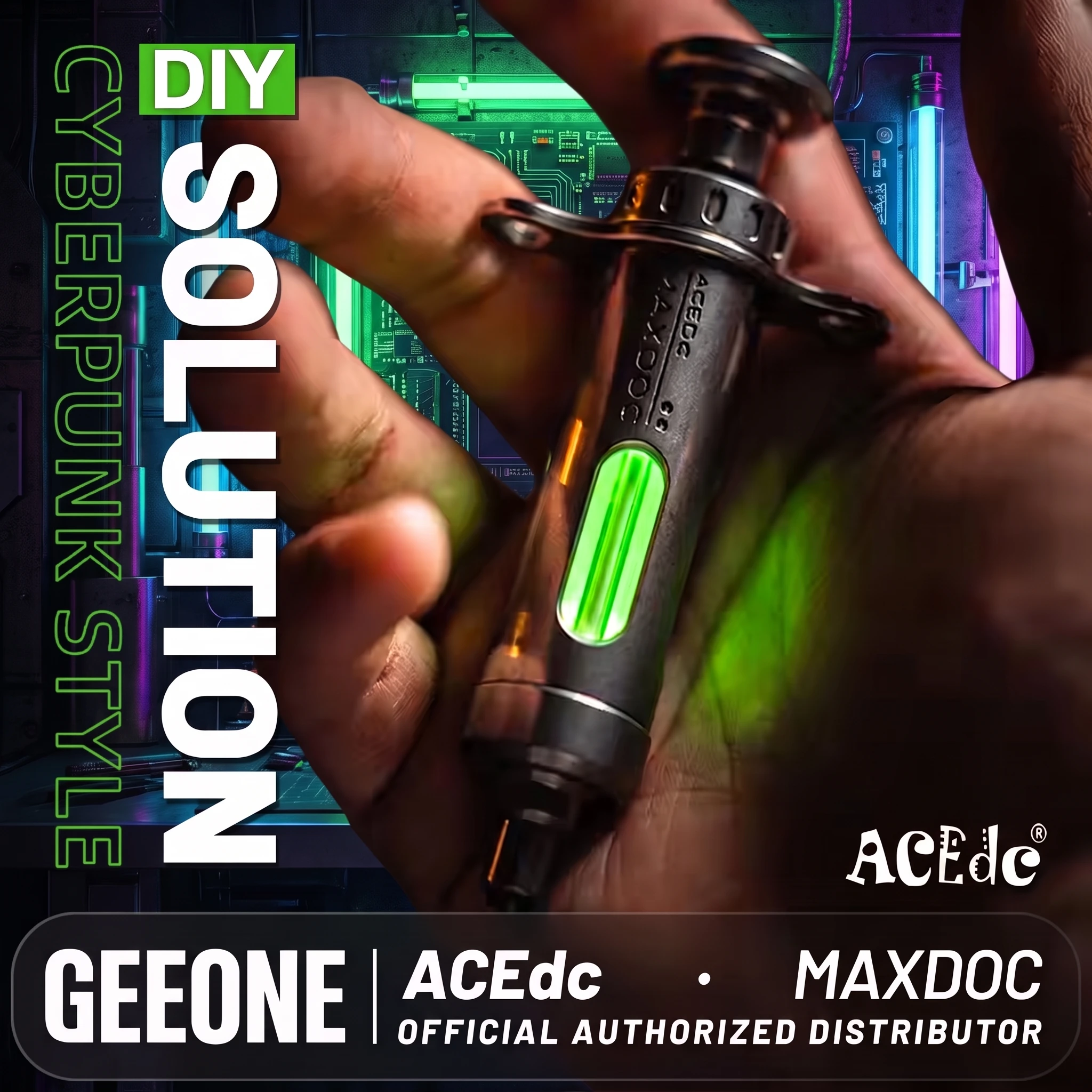 ACEdc&KingShark MAXDOC Magnetic Levitation Push Slider Stress Release Toy exhibition limited