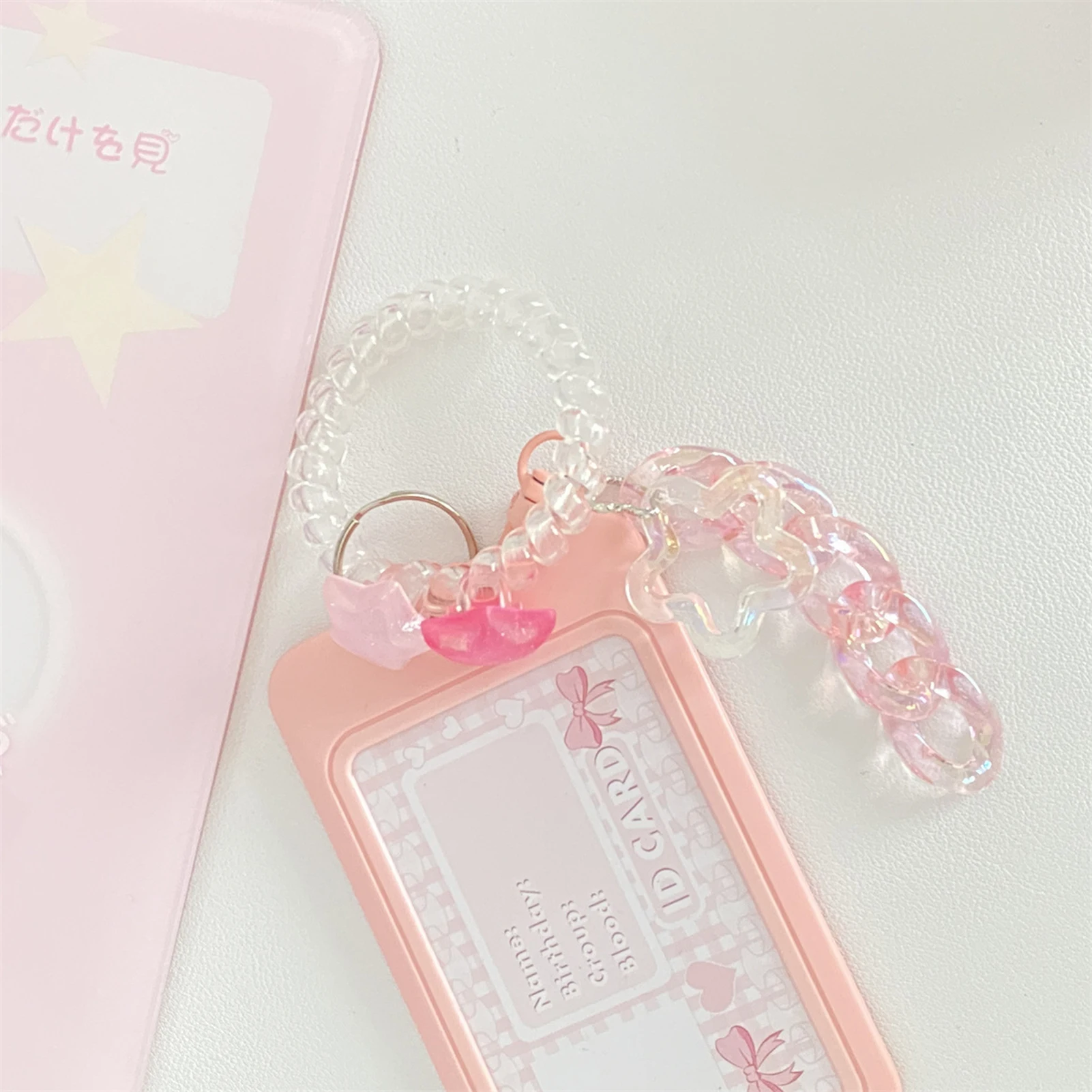 Sliding Plastic ID Badge Holder Fashionable Horizontal/Vertical Card Protector for Credit Cards/Proximity Key Cards School ID