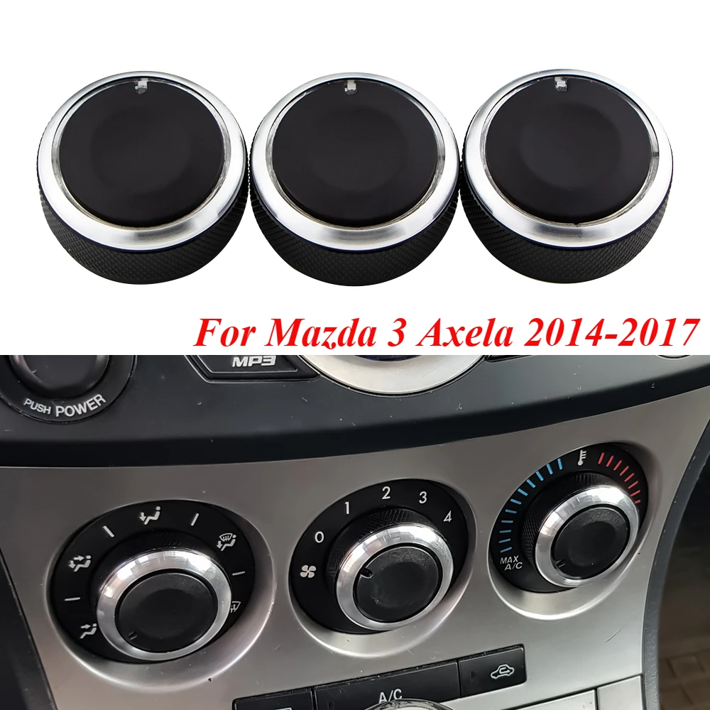 Air Conditioning Knob AC Knobs Heat Control Switch Button For Mazda 3 Axela 2014 2015 2016 2017 Repalcement Parts