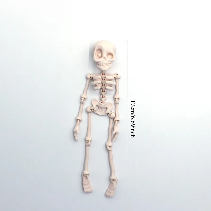 المغناطيسي Poseable الجمجمة مغناطيس الثلاجة مضحك هالوين هدية المطبخ الطعام ديكور المنزل ملحق ملتوي ديكور مخيف الجدة #6