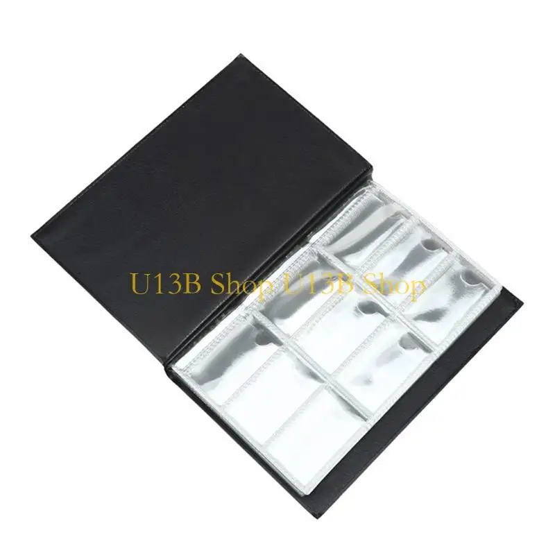 U13B 108 Capacity Coin Organizers Book PVC Material Portable Storage Currency Collectors Kids Hobbyists for Souvenir Hobbies